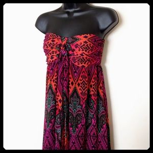 Xhilaration Strapless Convertible Maxi Dress S